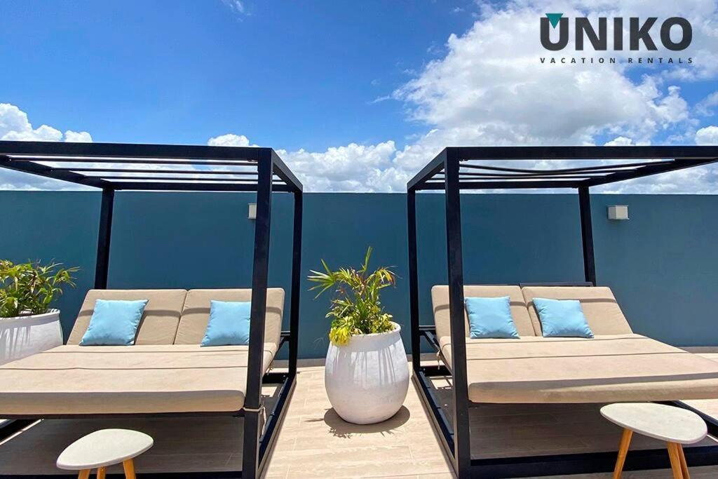 1 Block To The Beach 2Br 6Pax Rooftop Pool King Bed Playa del Carmen Extérieur photo