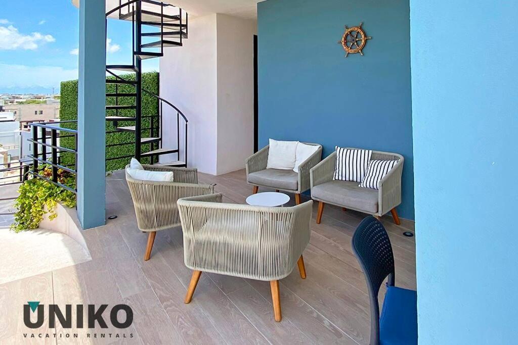 1 Block To The Beach 2Br 6Pax Rooftop Pool King Bed Playa del Carmen Extérieur photo