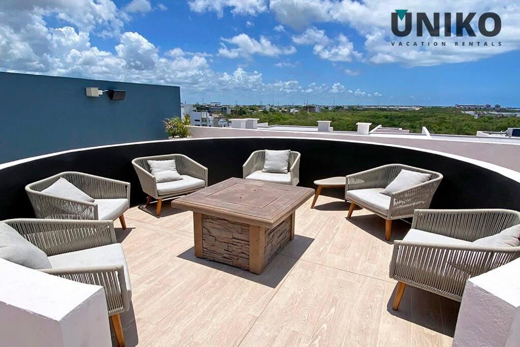1 Block To The Beach 2Br 6Pax Rooftop Pool King Bed Playa del Carmen Extérieur photo